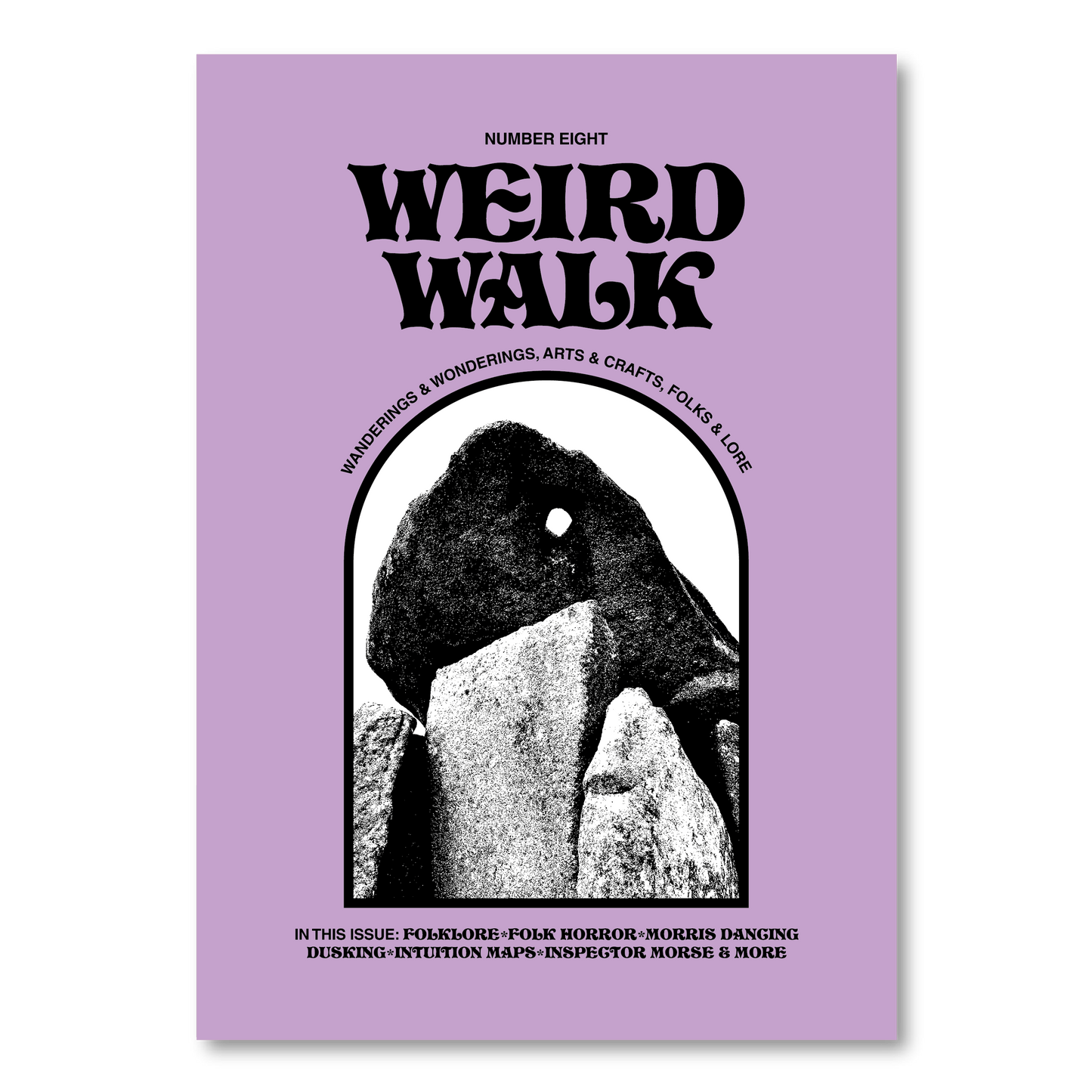 Weird Walk Issue 8 British folklore zine cover